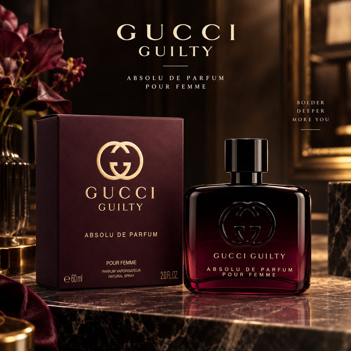 Gucci Guilty Absolu de Parfum Pour Femme Eau de Parfum 60ml