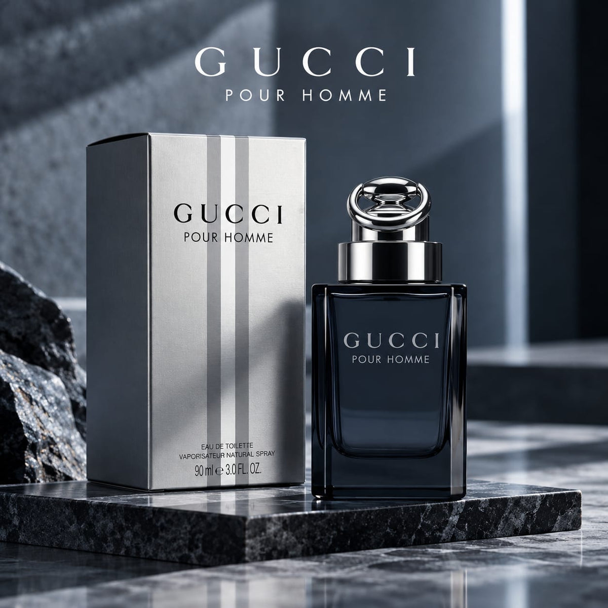 Gucci Pour Homme Eau de Toilette for Men 90ml