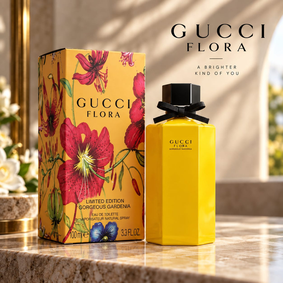 Gucci Flora Gorgeous Gardenia Limited Edition Eau de Toilette 100ml for Women