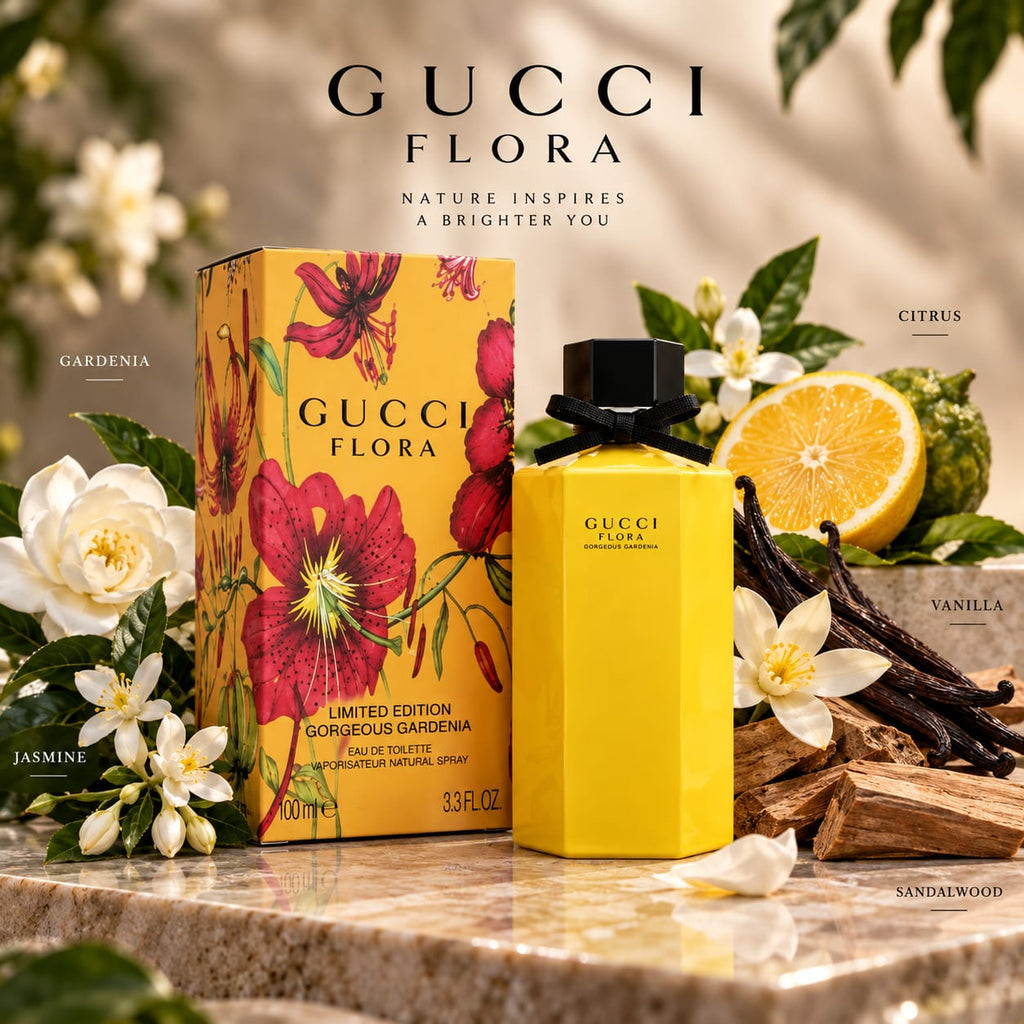Gucci Flora Gorgeous Gardenia Limited Edition Eau de Toilette 100ml for Women