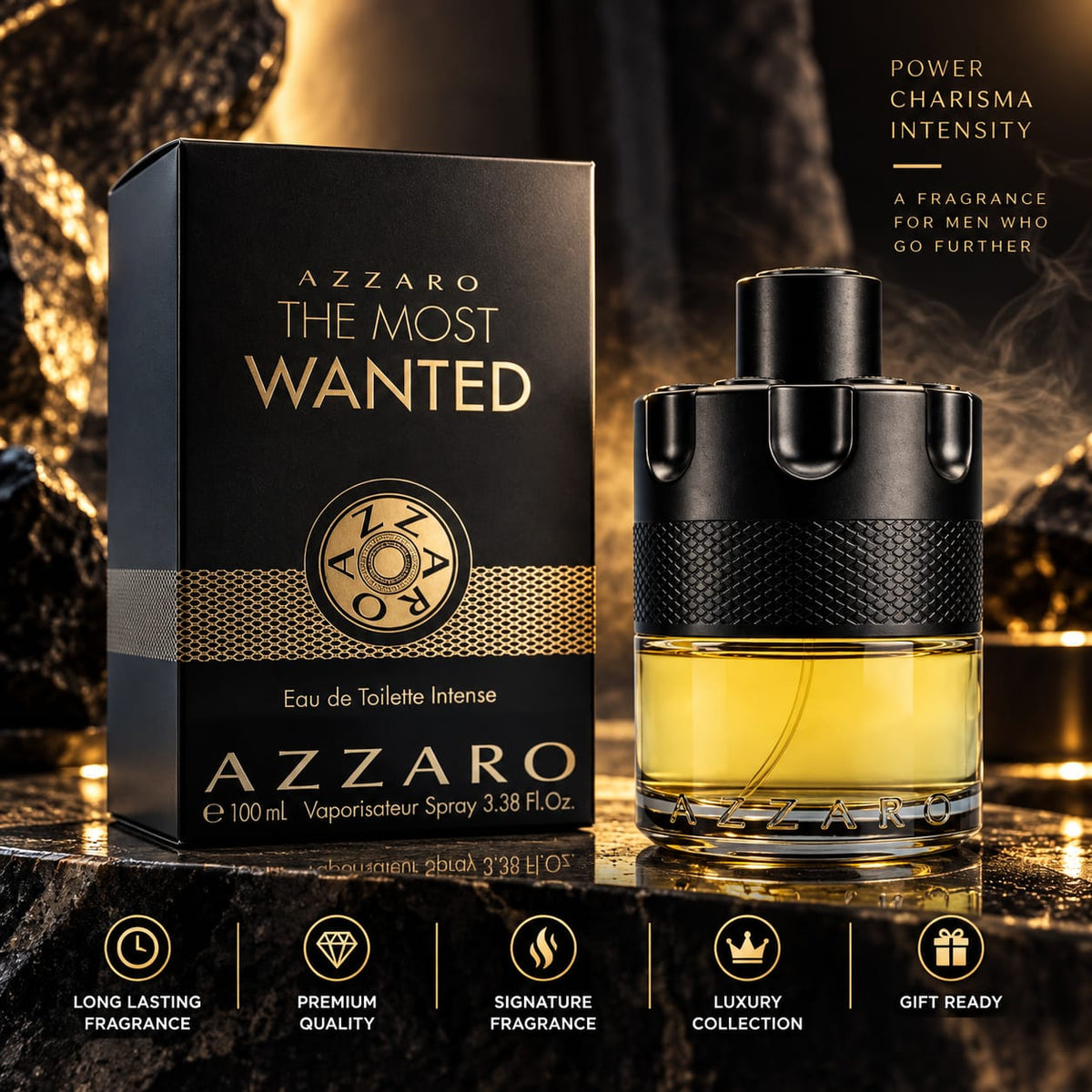 Azzaro The Most Wanted Eau de Toilette Intense 100ml for Men