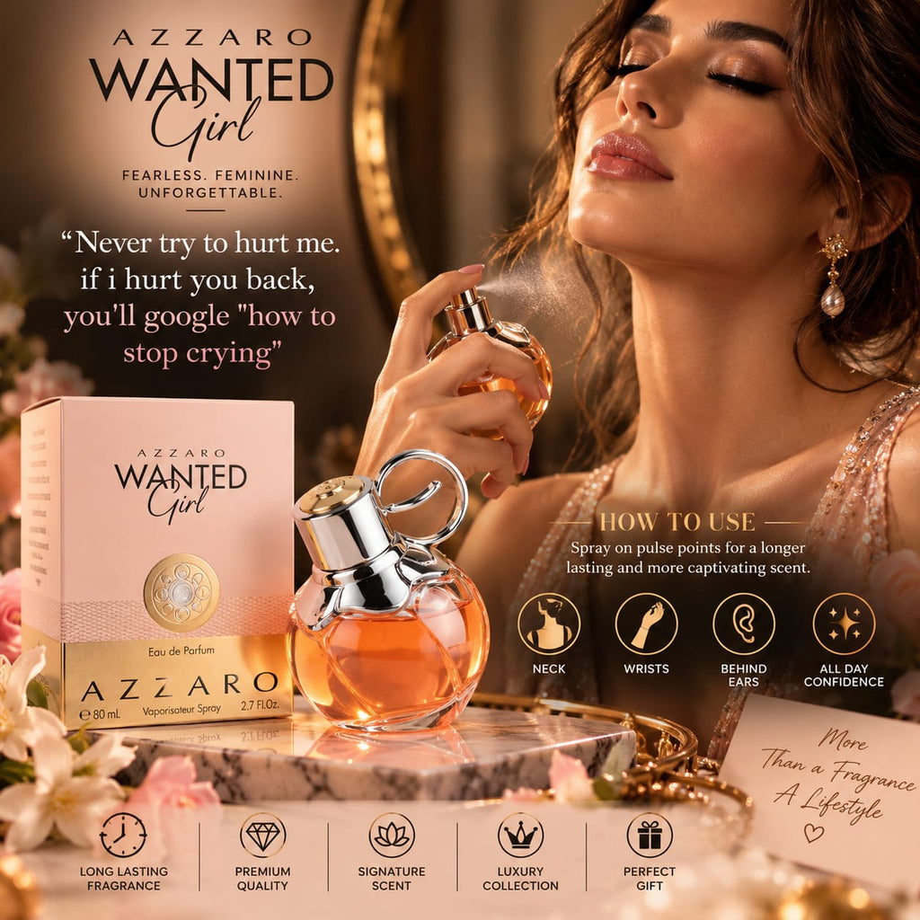 Azzaro Wanted Girl Eau de Parfum for Women 80ml