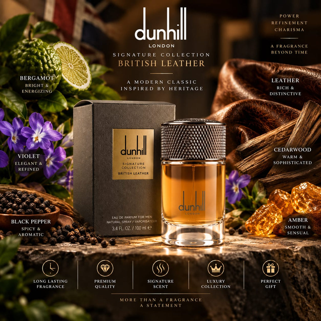 Dunhill Signature Collection British Leather Eau de Parfum for Men 100ml