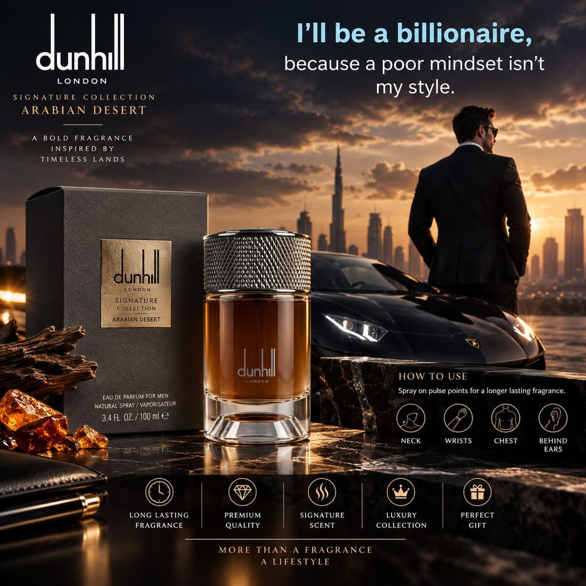 Dunhill Arabian Desert Eau de Parfum for Men 100ml