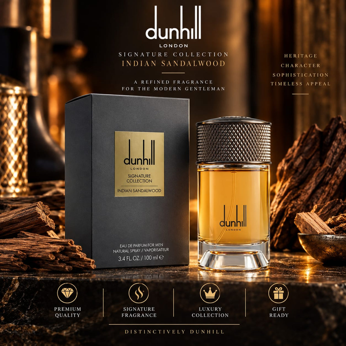 Dunhill Indian Sandalwood Eau de Parfum for Men 100ml
