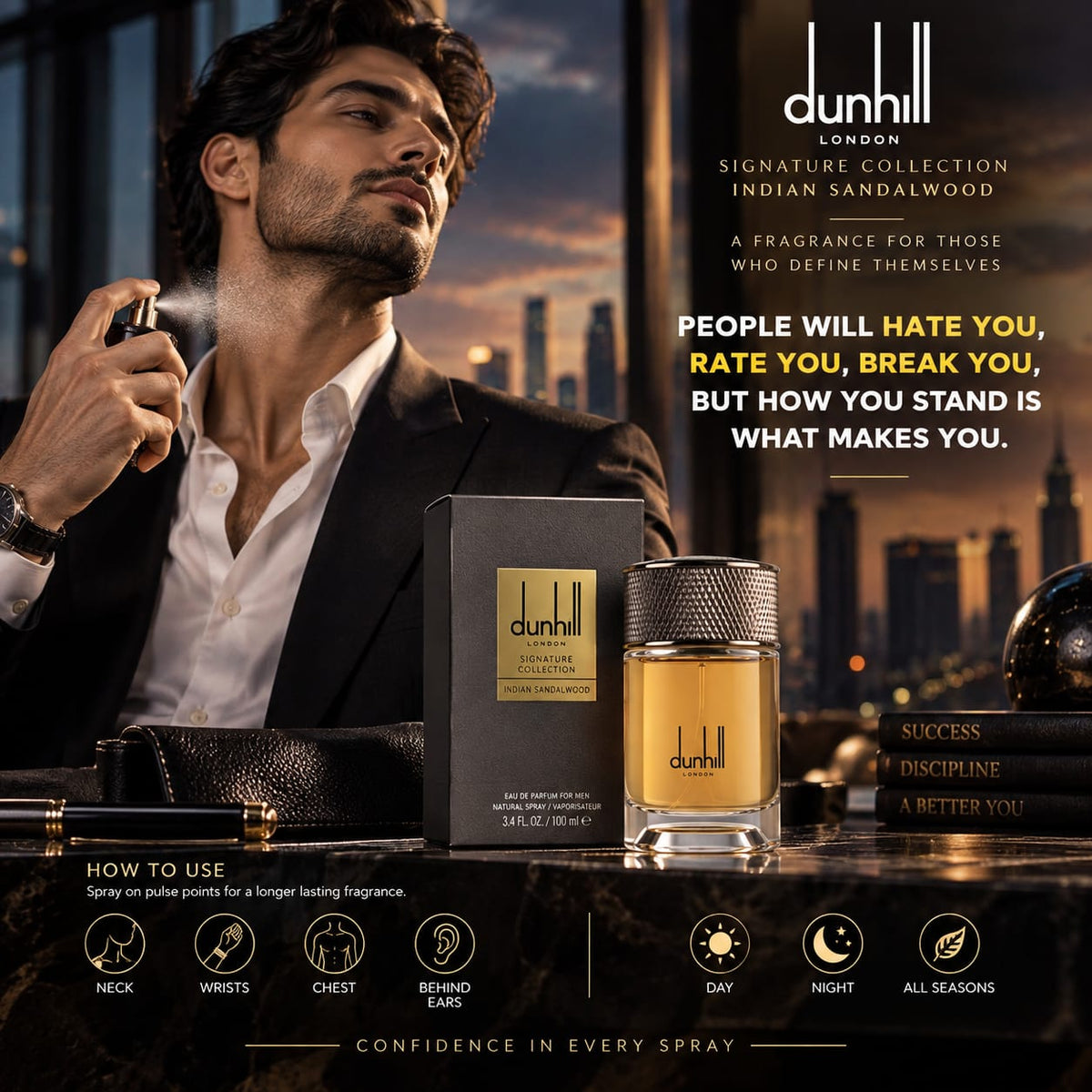 Dunhill Indian Sandalwood Eau de Parfum for Men 100ml