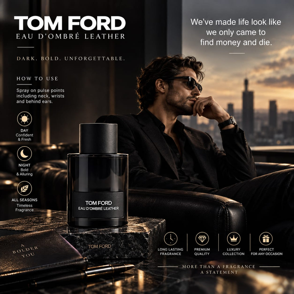 Tom Ford Eau d’Ombre Leather Eau de Toilette 100ml