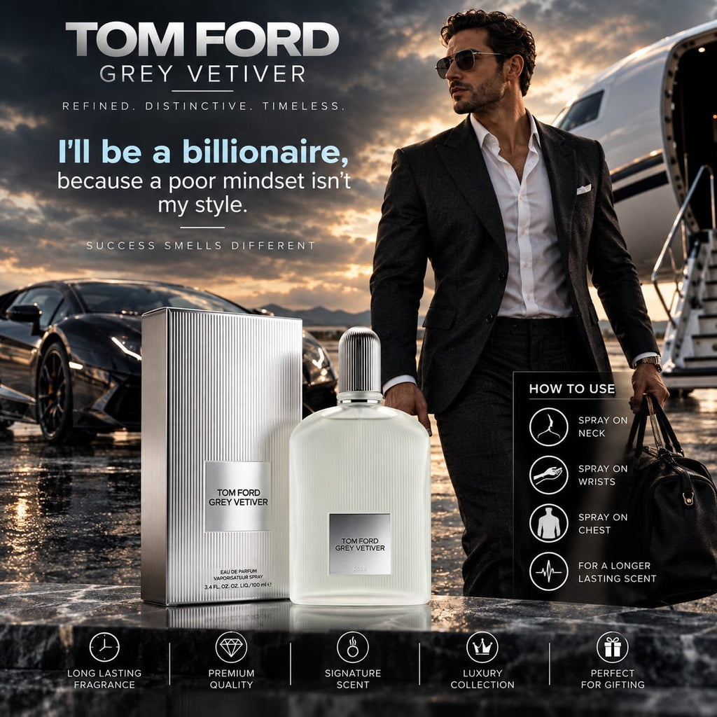 Tom Ford Grey Vetiver Eau de Parfum 100ml | Men's Fragrance
