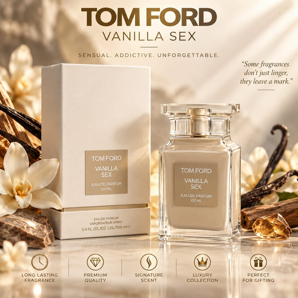 TOM FORD Vanilla Sex Eau de Parfum 100ml – Unisex Amber Vanilla Perfume