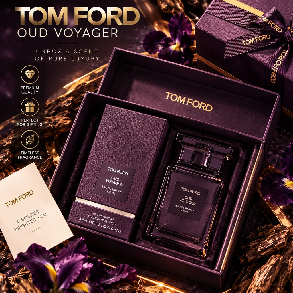 TOM FORD Oud Voyager Eau de Parfum 100ml – Unisex Perfume