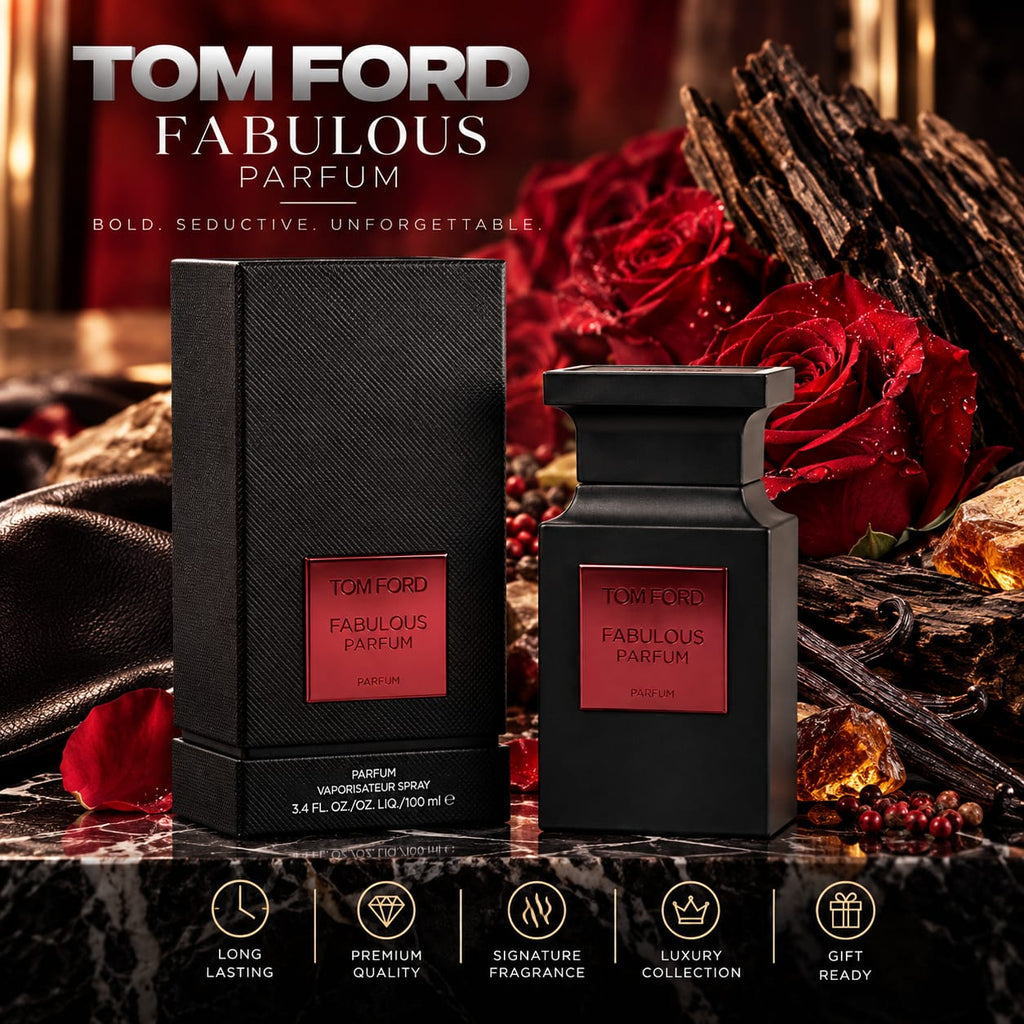 TOM FORD Fabulous Parfum 100ml – Amber Leather Luxury Fragrance