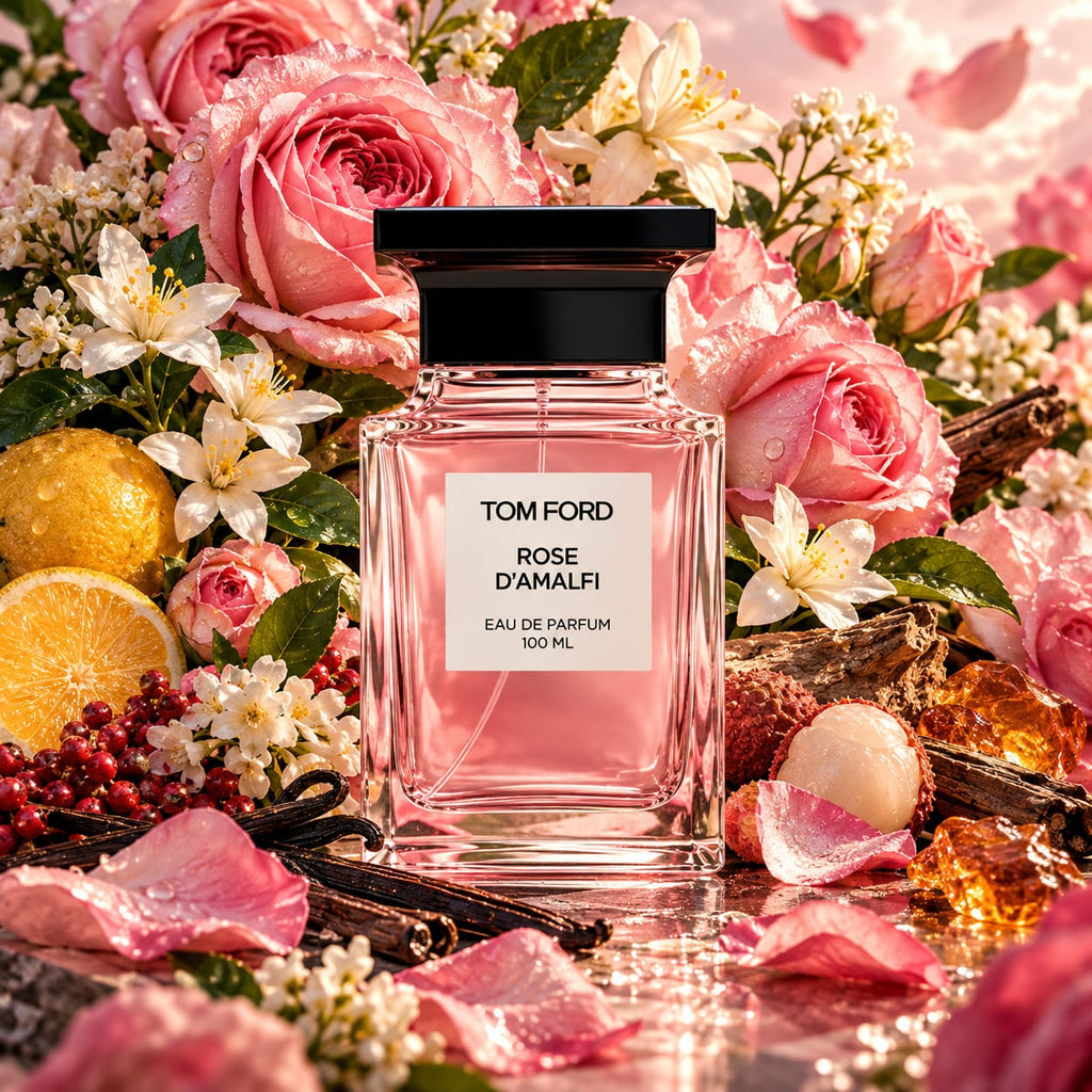 TOM FORD Rose D’Amalfi Eau de Parfum 100ml – Floral Musk Fragrance