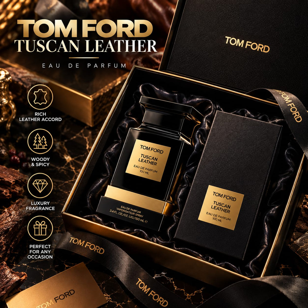 TOM FORD Tuscan Leather Eau de Parfum 100ml
