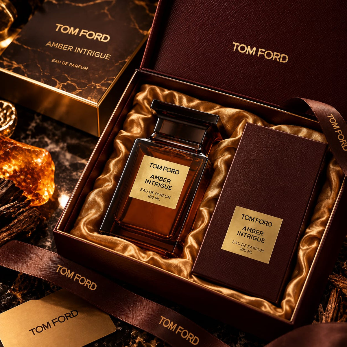 TOM FORD Amber Intrigue Eau de Parfum 100ml – Amber Woody Fragrance
