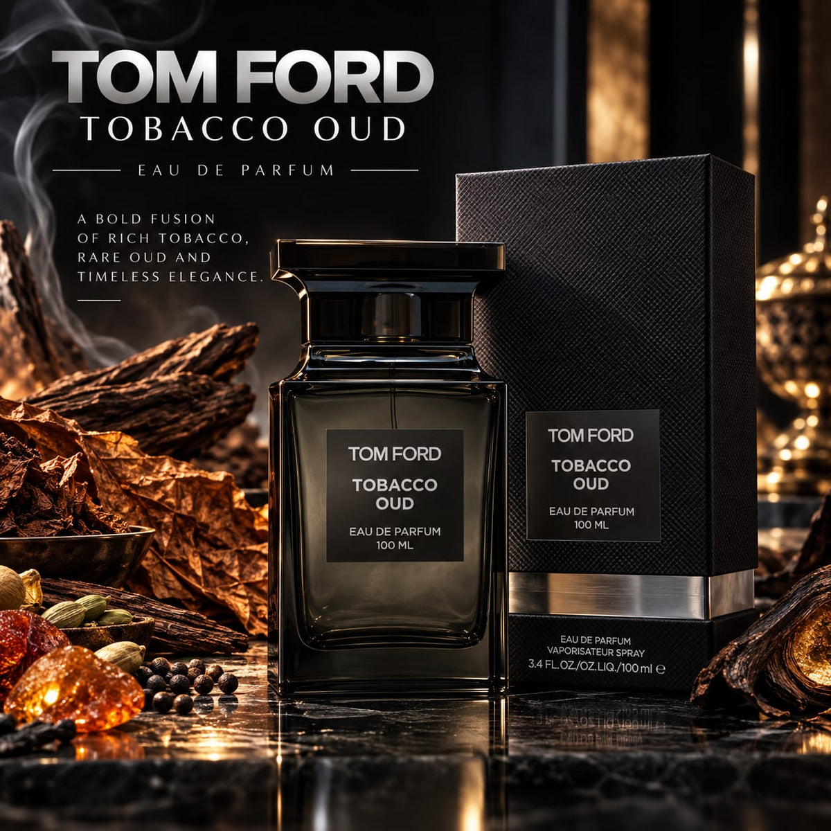 Tom Ford Tobacco Oud Eau de Parfum 100ml – Luxury Fragrance