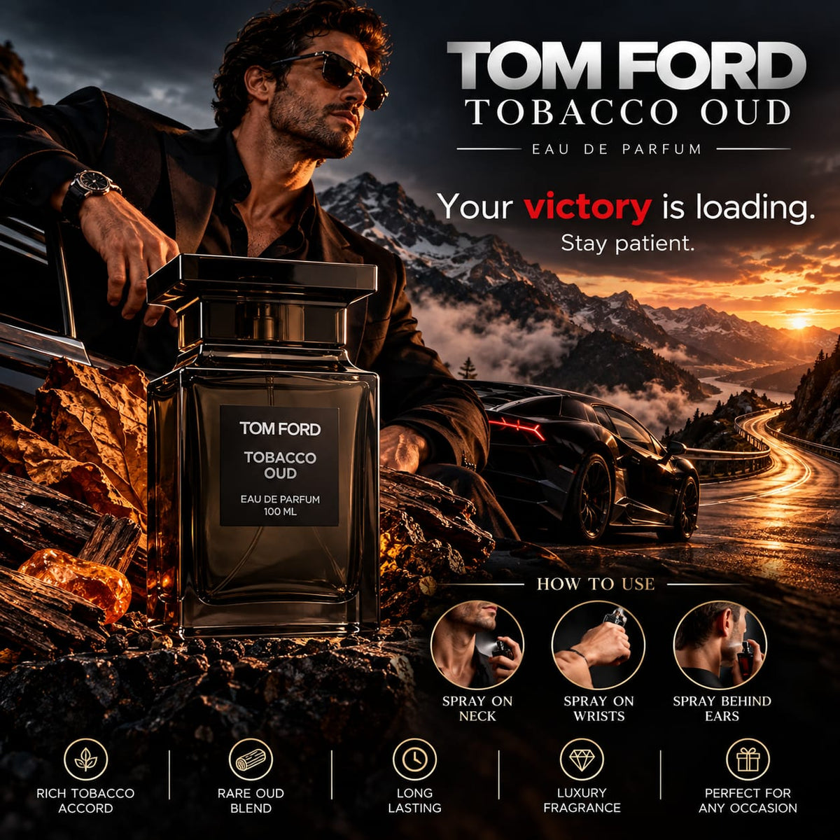 Tom Ford Tobacco Oud Eau de Parfum 100ml – Luxury Fragrance