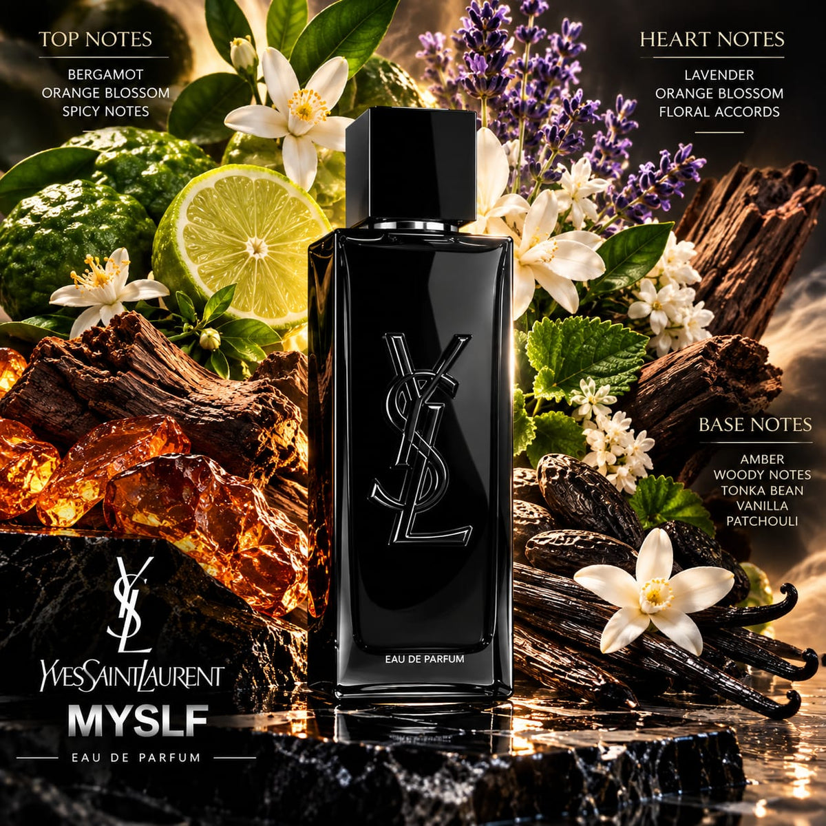 Yves Saint Laurent MYSLF Eau de Parfum for Men 100ml