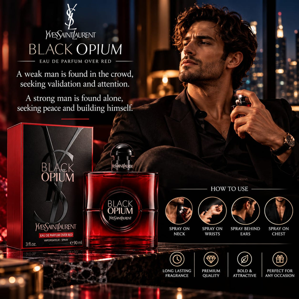 Yves Saint Laurent Black Opium Over Red Eau de Parfum 90ml