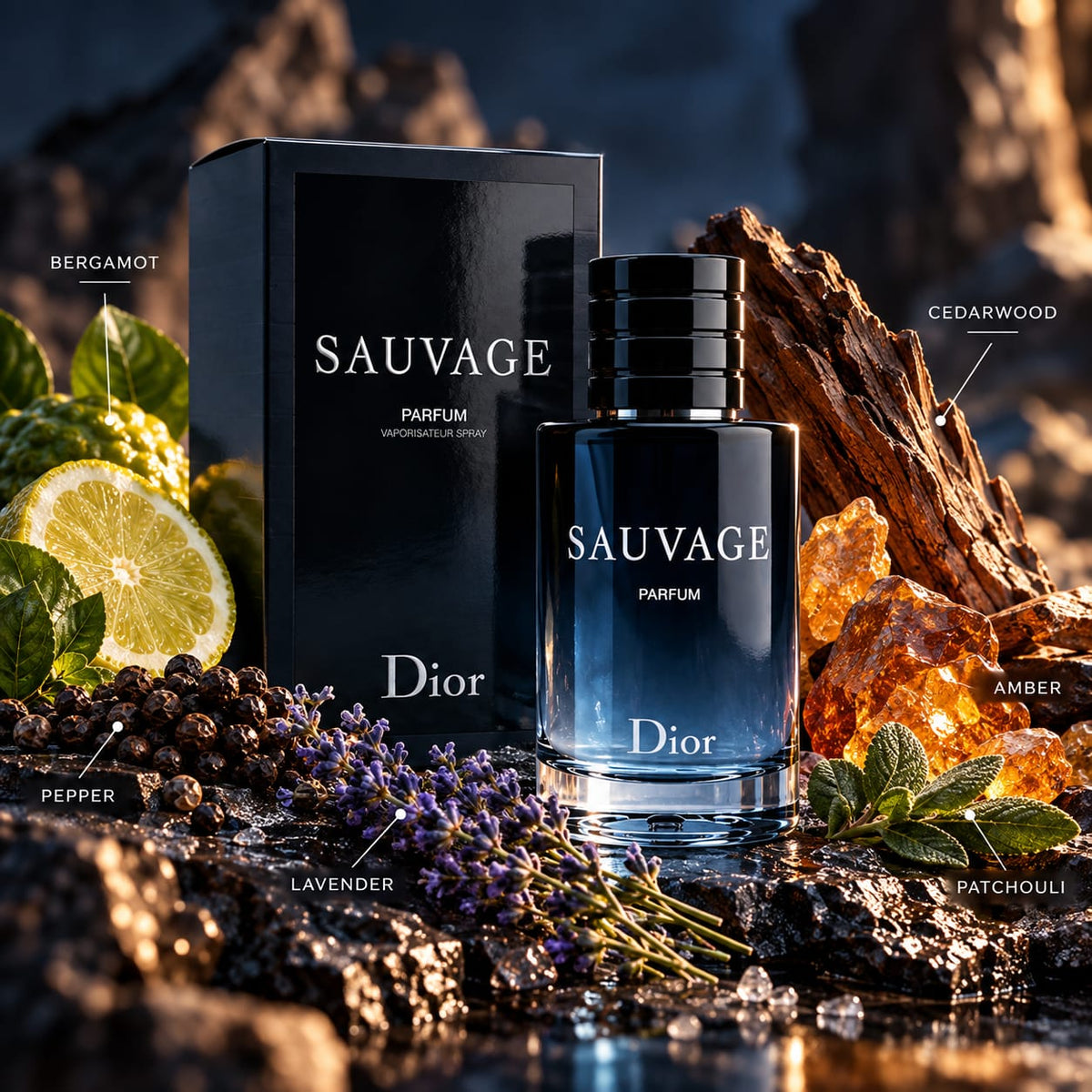 Dior Sauvage Parfum for Men | Luxury Fragrance 100ml