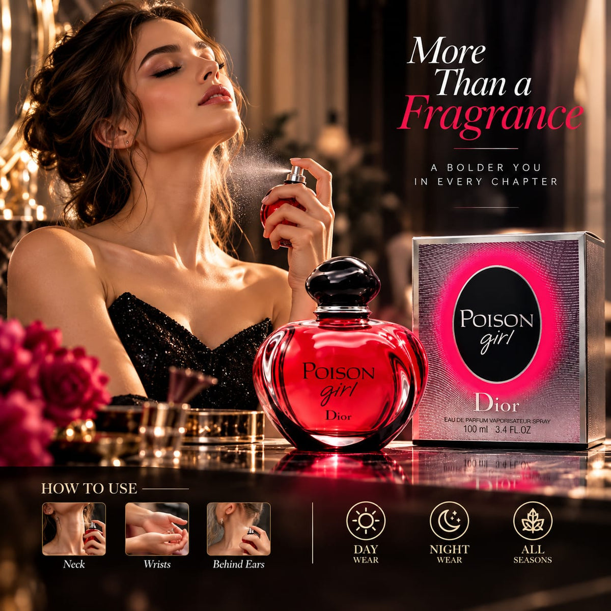 Dior Poison Girl Eau de Parfum 100 ml – Women's Fragrance