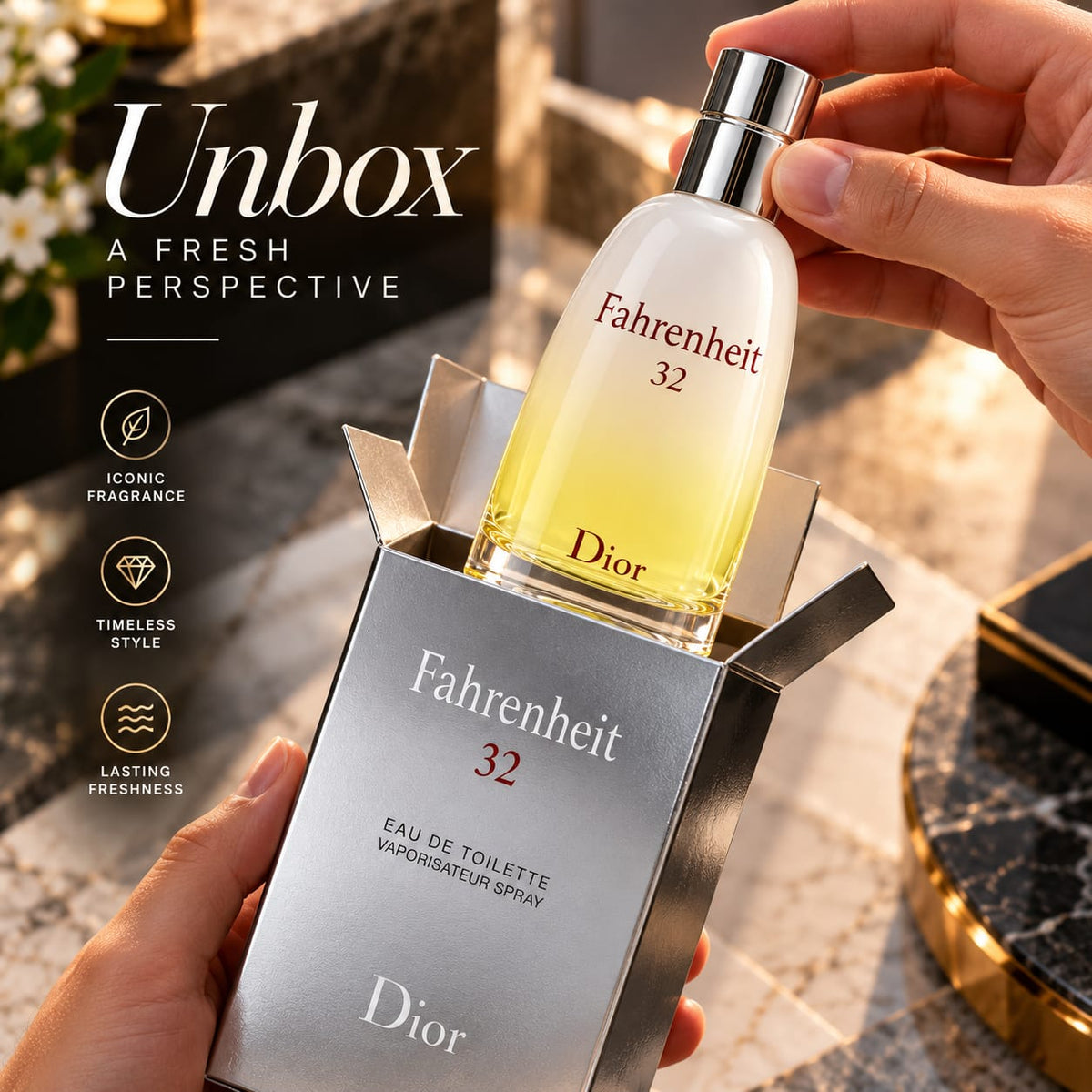 Dior Fahrenheit 32 Eau de Toilette – Fahrenheit 32 Fragrance 100ml