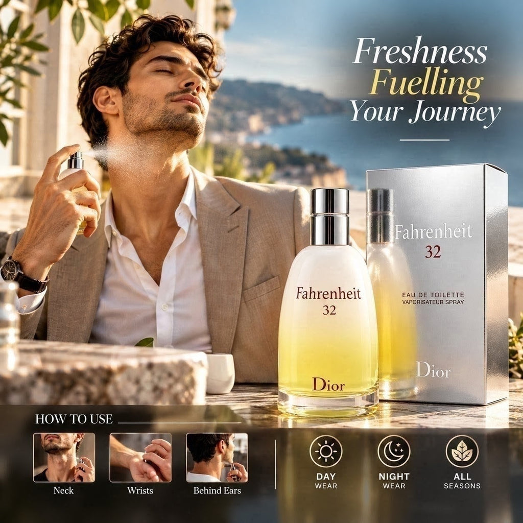 Dior Fahrenheit 32 Eau de Toilette – Fahrenheit 32 Fragrance 100ml