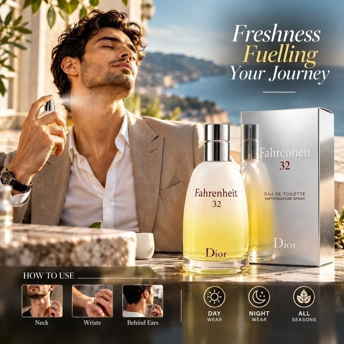 Dior Fahrenheit 32 Eau de Toilette – Fahrenheit 32 Fragrance 100ml