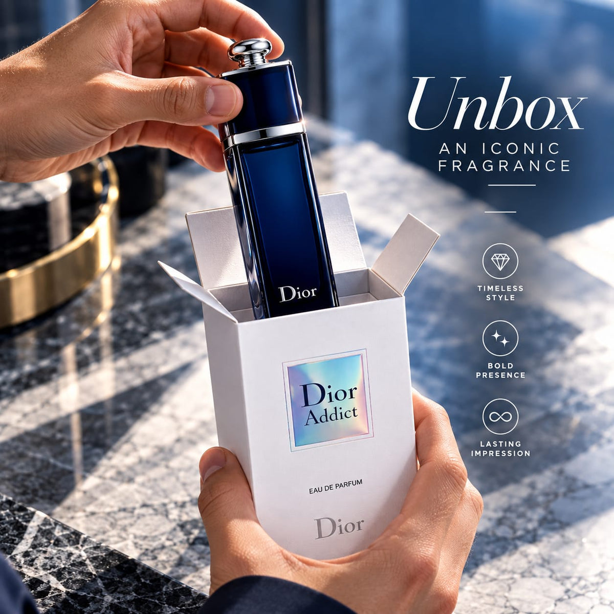 Dior Addict Eau de Parfum for Women – Jasmine & Vanilla Fragrance 100ml