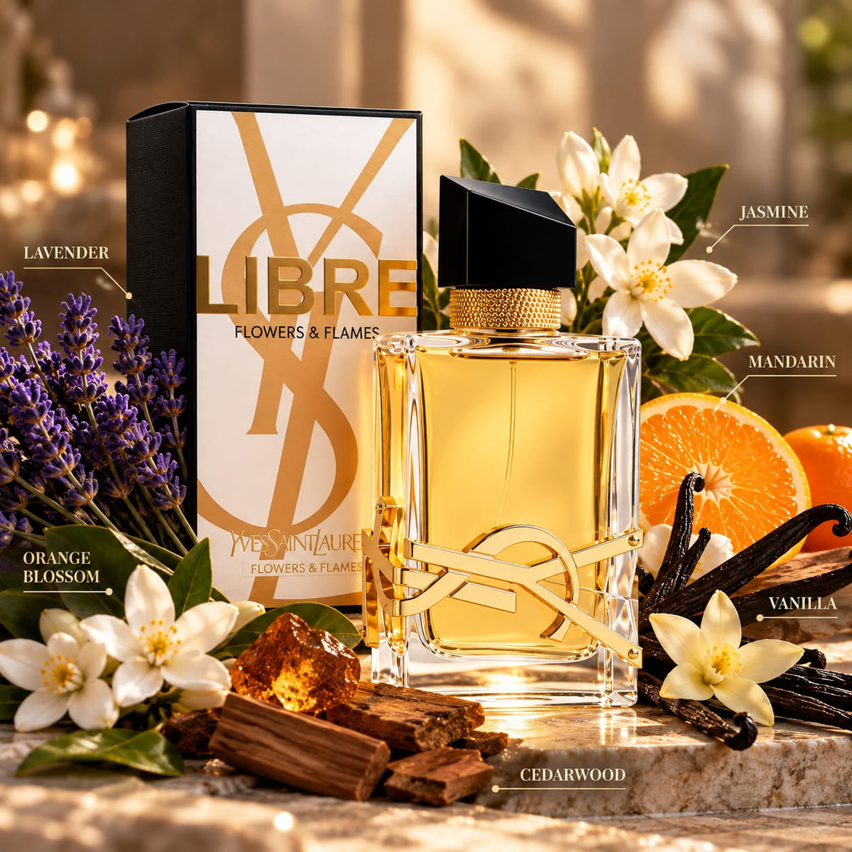 Yves Saint Laurent Libre Flowers & Flames Eau de Parfum for Women 90ml