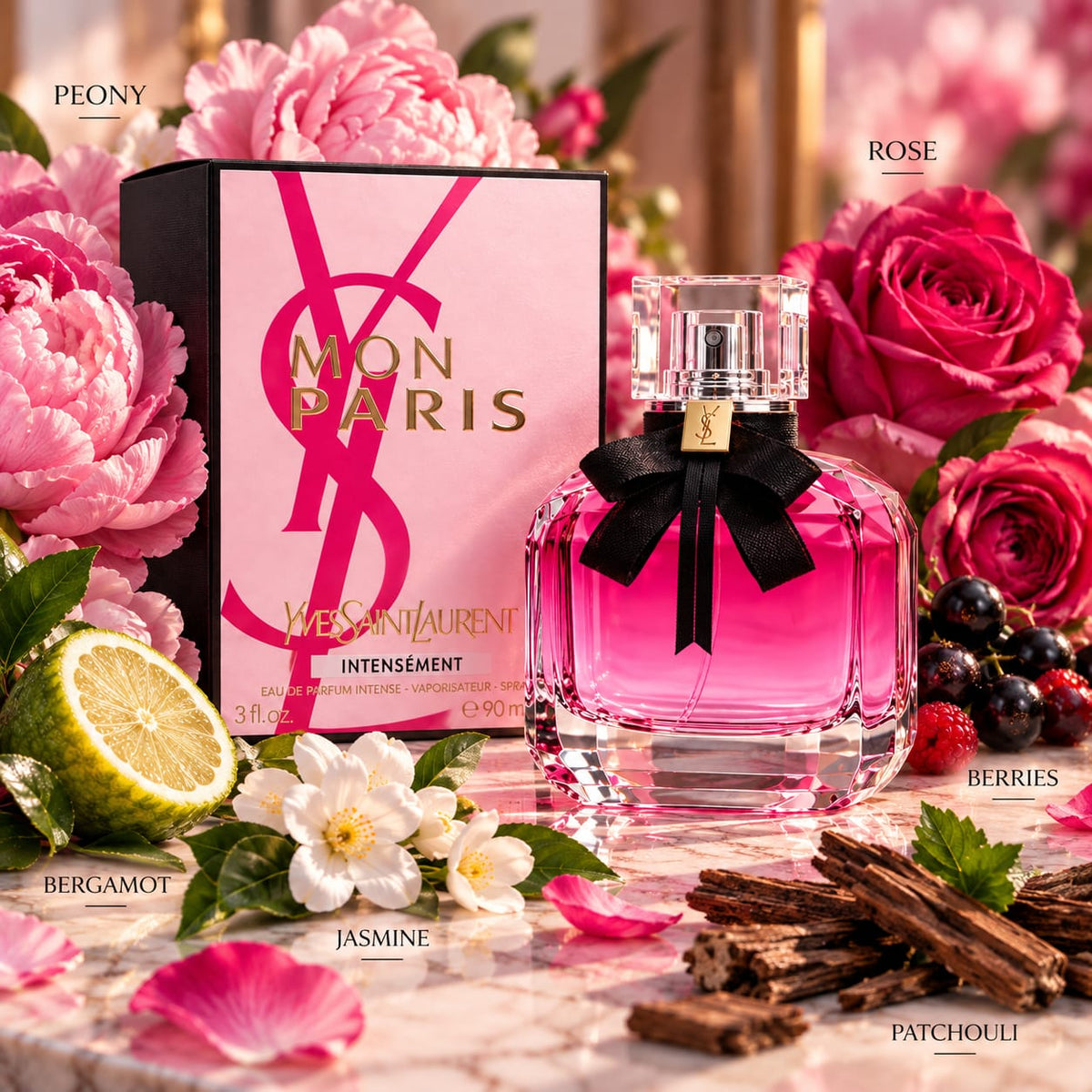 Yves Saint Laurent Mon Paris Intensément Eau de Parfum 90ml for Women