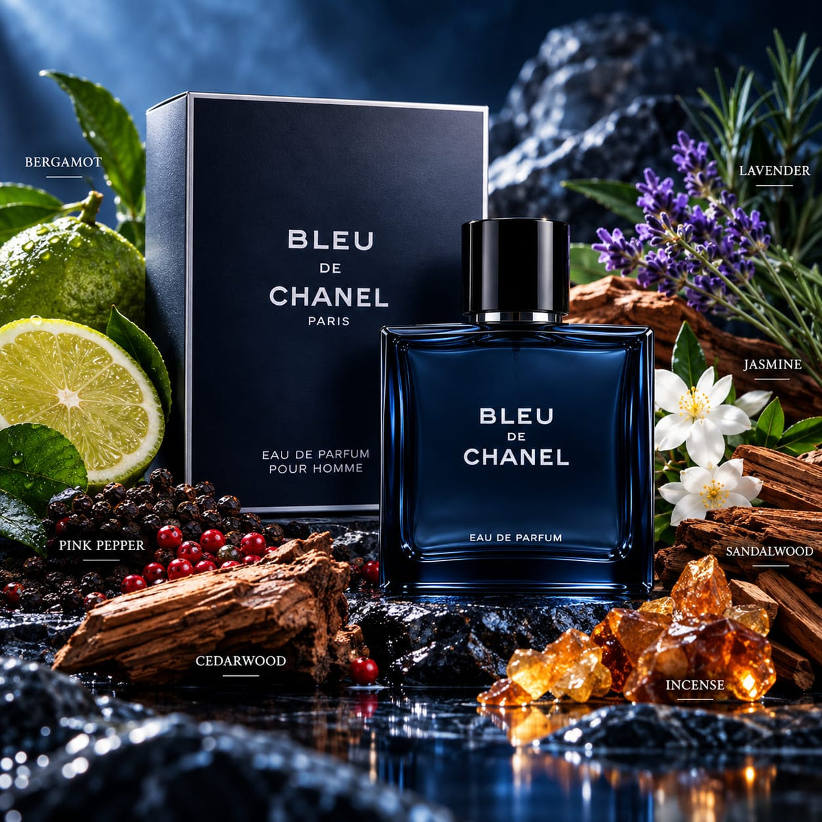 Bleu de Chanel Eau de Parfum for Men – Pour Homme 100ml