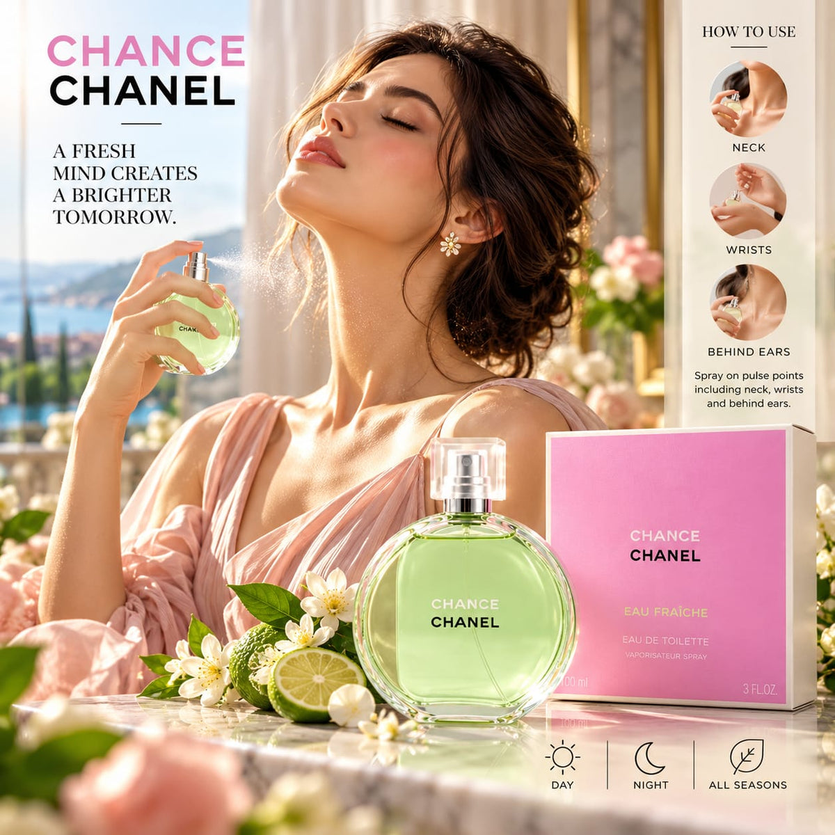 CHANEL Chance Eau Fraîche Eau de Toilette 100ml for Women