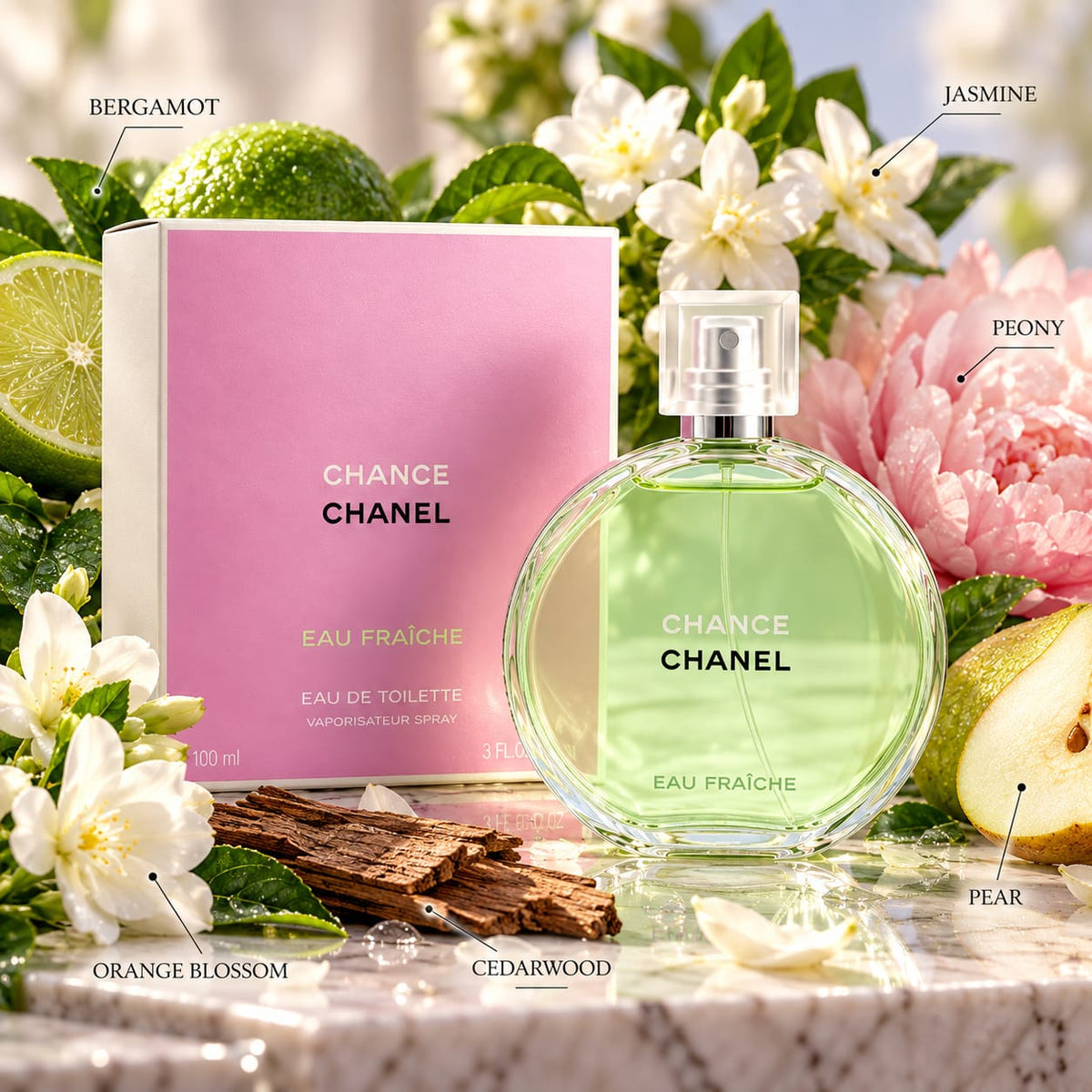 CHANEL Chance Eau Fraîche Eau de Toilette 100ml for Women