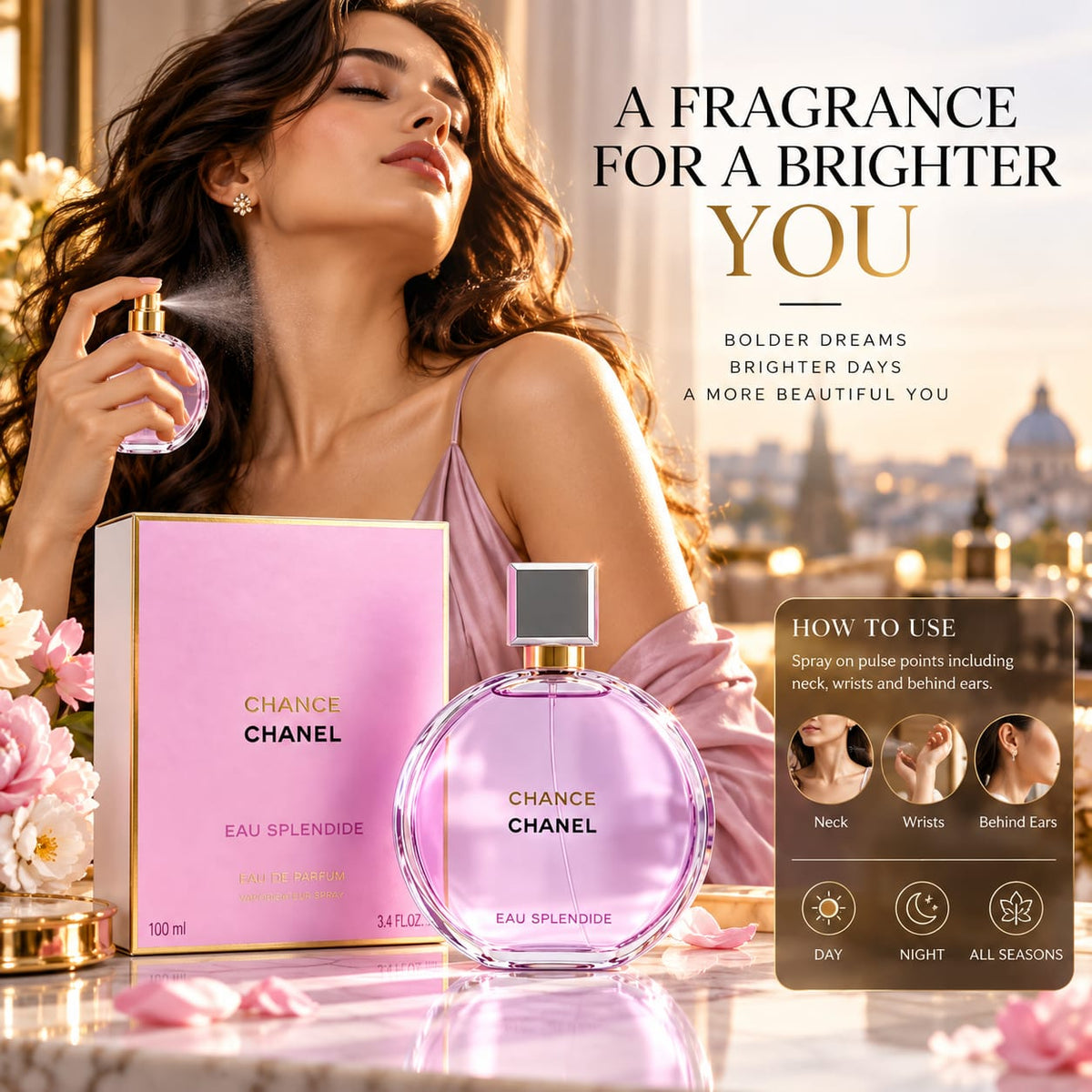 CHANEL CHANCE EAU SPLENDIDE Eau de Parfum 100ml for Women