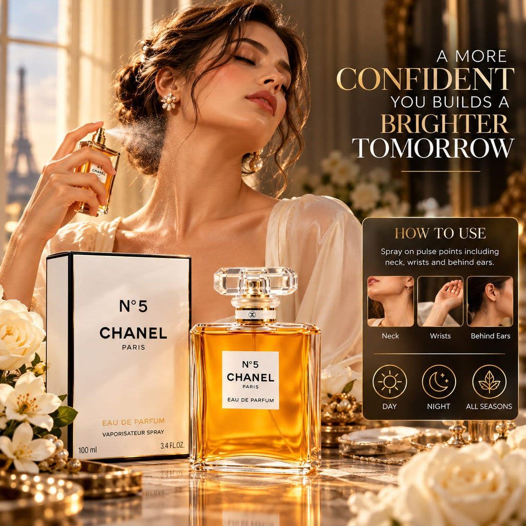 CHANEL N°5 Eau de Parfum 100ml – Women's Luxury Fragrance