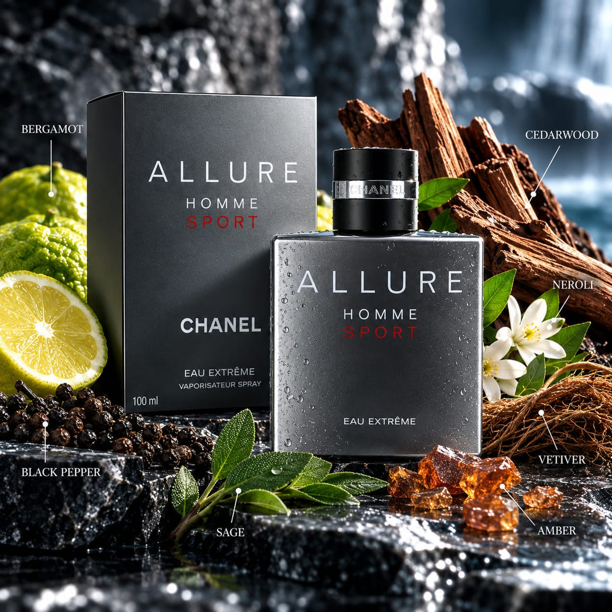 CHANEL Allure Homme Sport Eau Extrême Eau de Parfum 100ml for Men