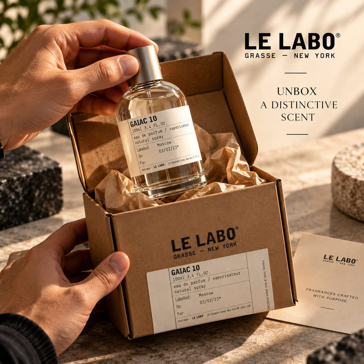 Le Labo GAIAC 10 Eau de Parfum 100ml – Woody Musk Fragrance