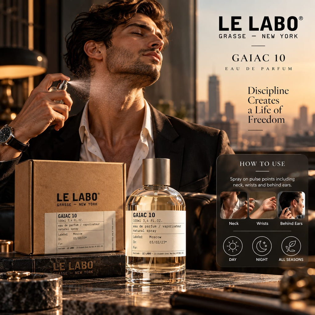 Le Labo GAIAC 10 Eau de Parfum 100ml – Woody Musk Fragrance