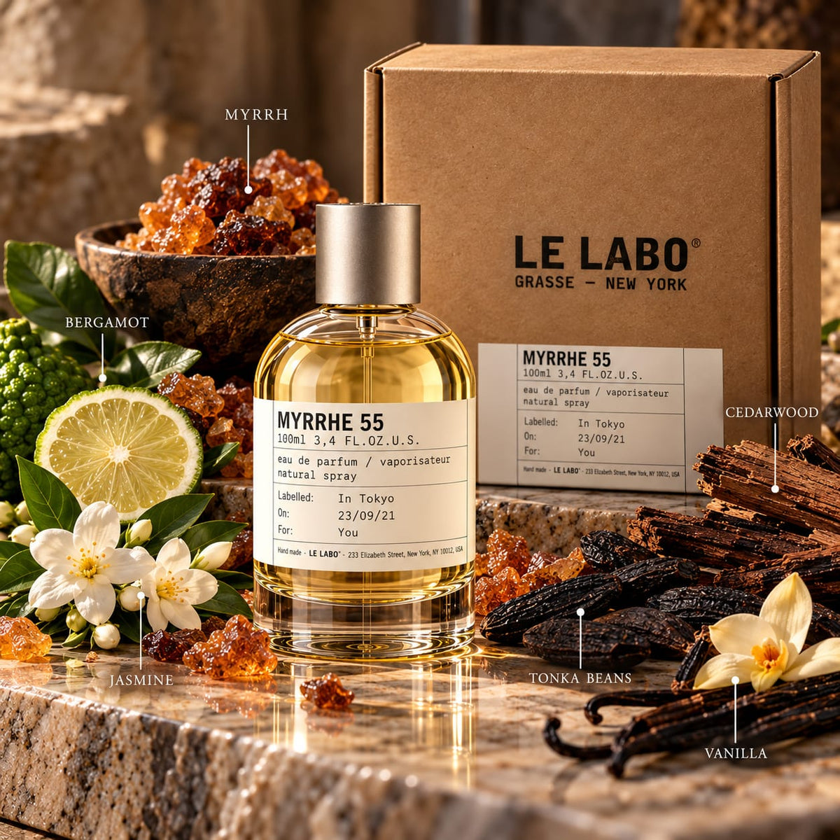 Le Labo MYRRHE 55 Eau de Parfum 100ml – Unisex Fragrance