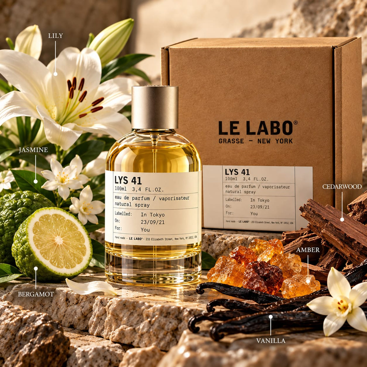 Le Labo LYS 41 Eau de Parfum 100ml – White Floral Fragrance