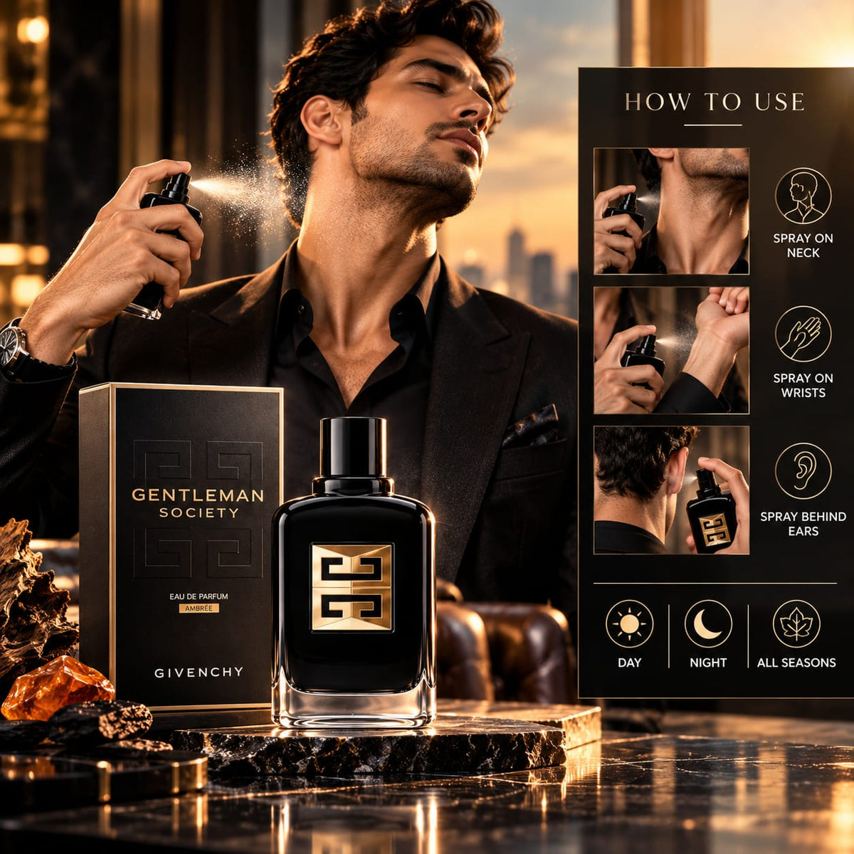 Givenchy Gentleman Society Ambrée Eau de Parfum for Men 100ml