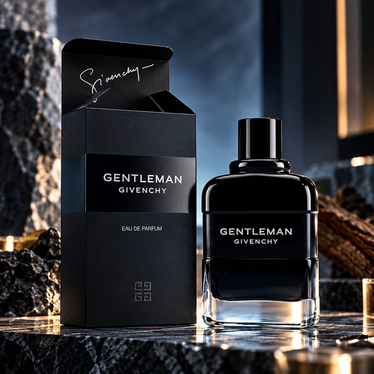 Givenchy Gentleman Eau de Parfum for Men – Woody Floral Fragrance 80ml