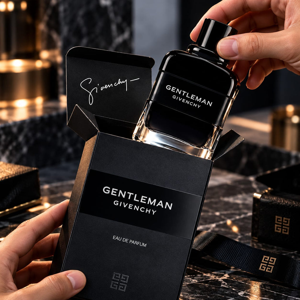 Givenchy Gentleman Eau de Parfum for Men – Woody Floral Fragrance 80ml