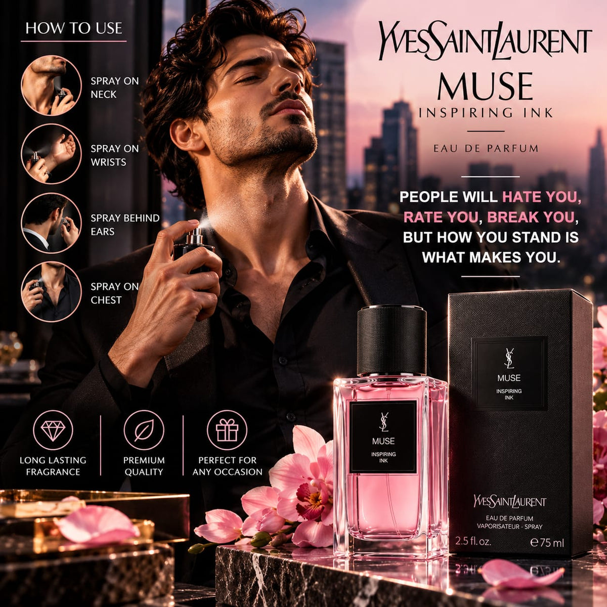 Yves Saint Laurent Muse Inspiring Ink Eau de Parfum 75ml