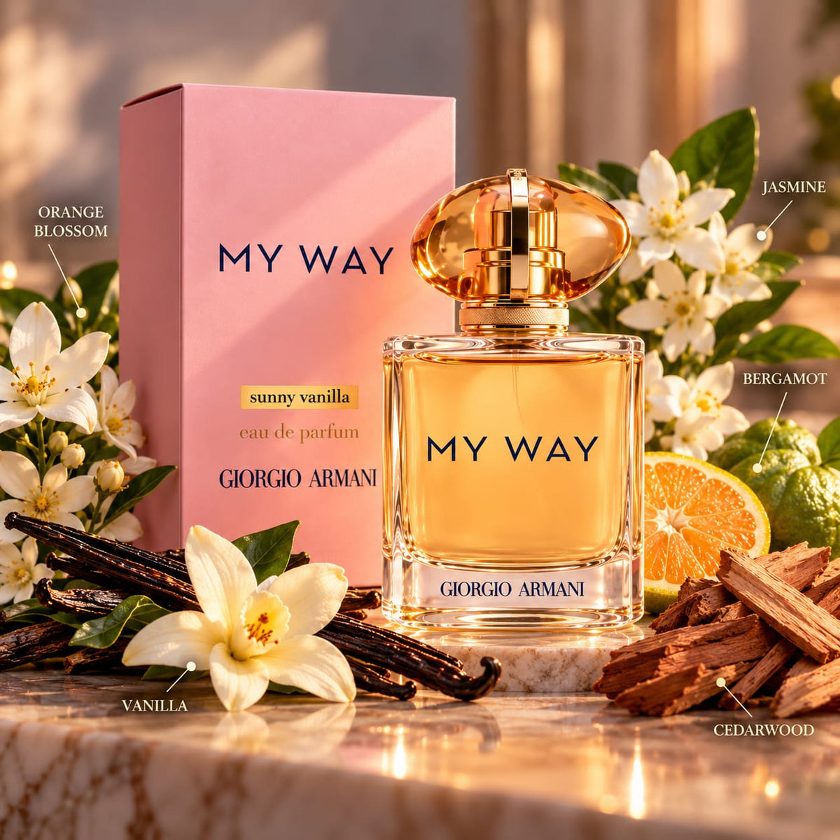 Giorgio Armani My Way Sunny Vanilla Eau de Parfum for Women 80ml