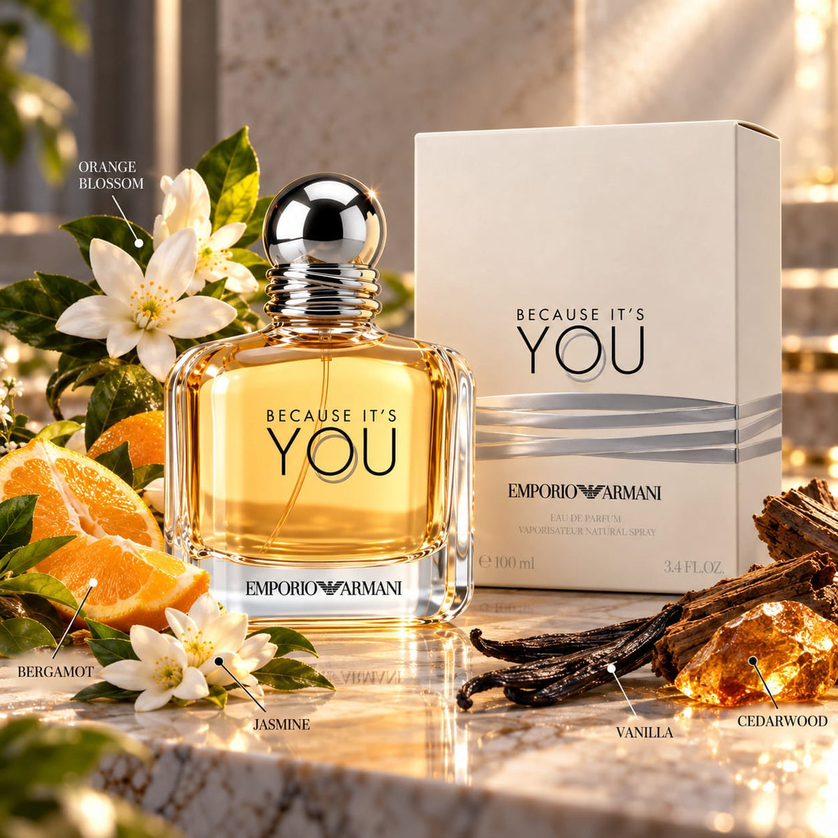 Emporio Armani Because It’s You Eau de Parfum for Women 100ml
