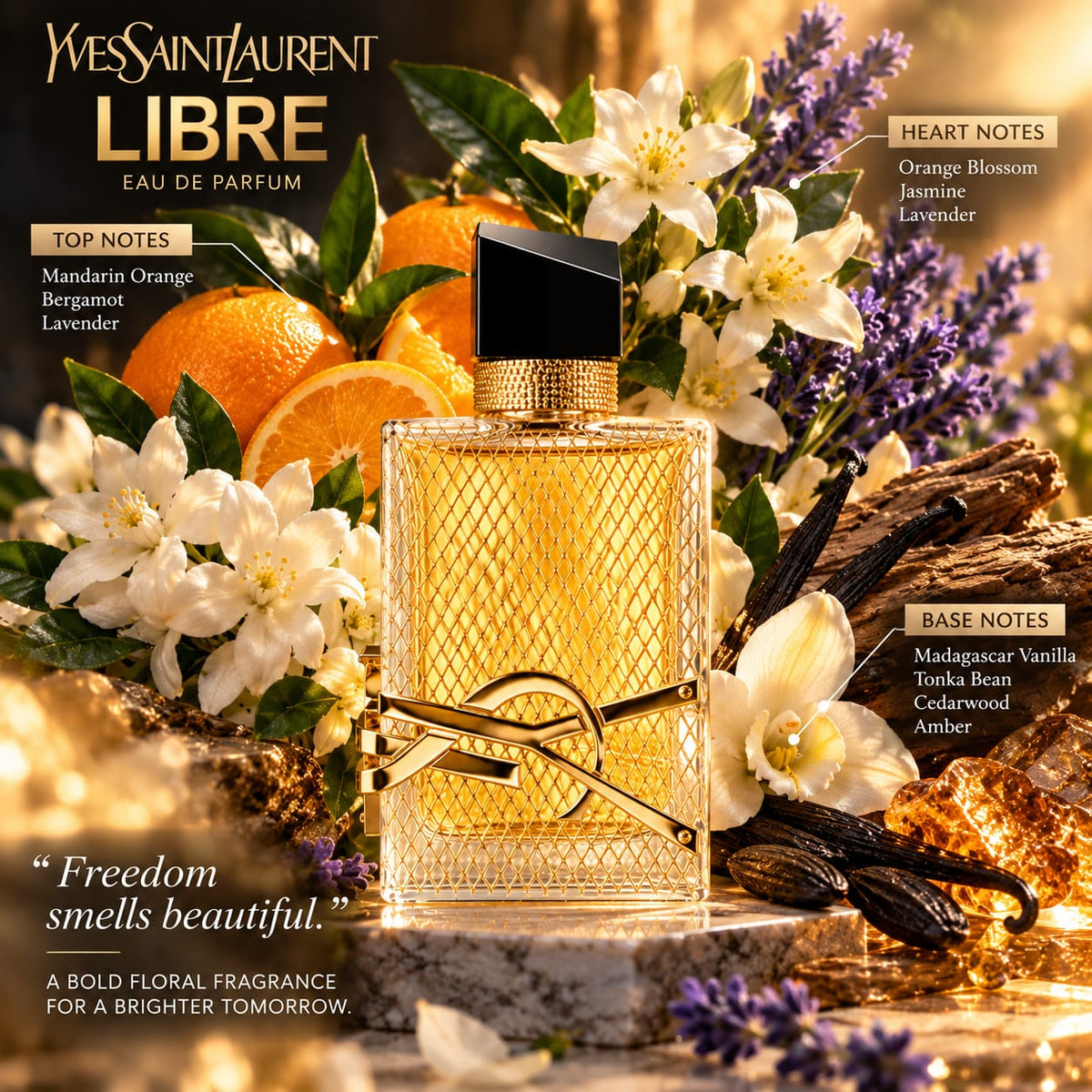 YSL Libre Eau de Parfum for Women – Floral Fragrance 90ml