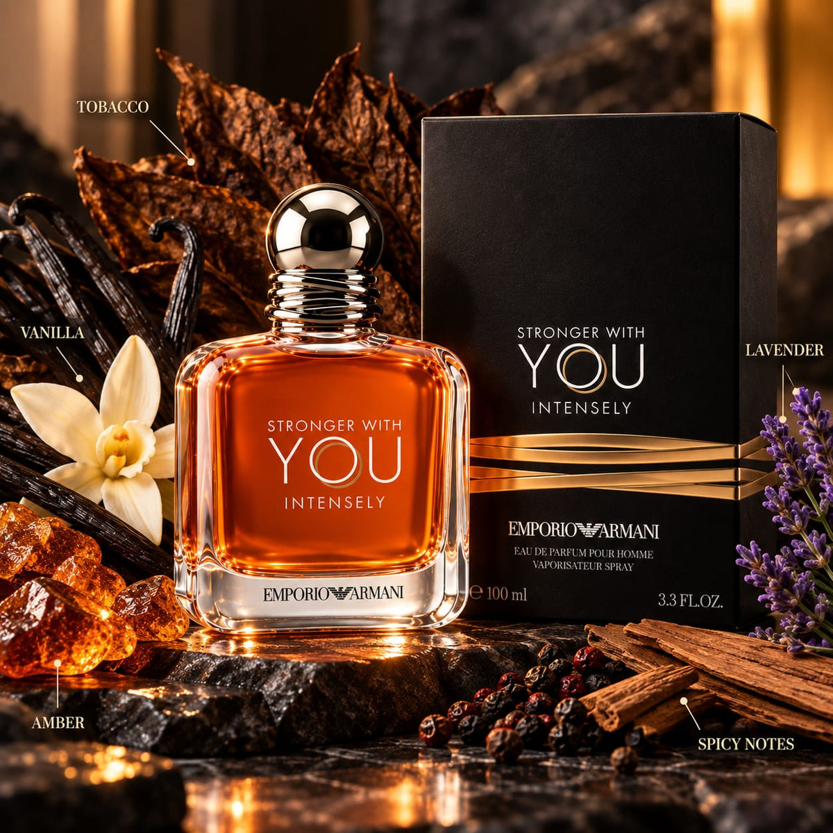 Emporio Armani Stronger With You Intensely Eau de Parfum for Men 100ml