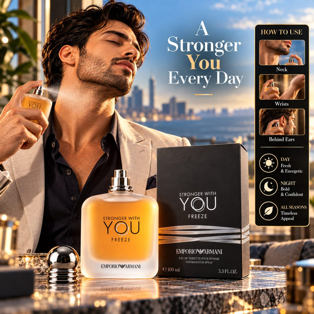 Emporio Armani Stronger With You Freeze Eau de Toilette for Men 100ml