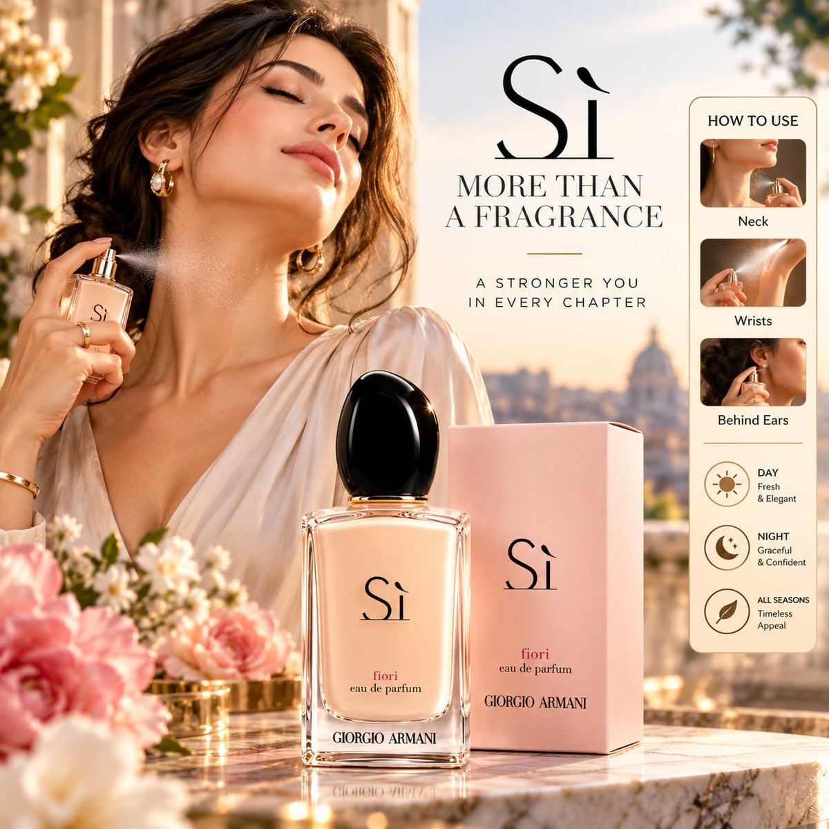 Giorgio Armani Sì Fiori Eau de Parfum for Women 100ml